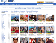 Tablet Screenshot of ecgcams.com
